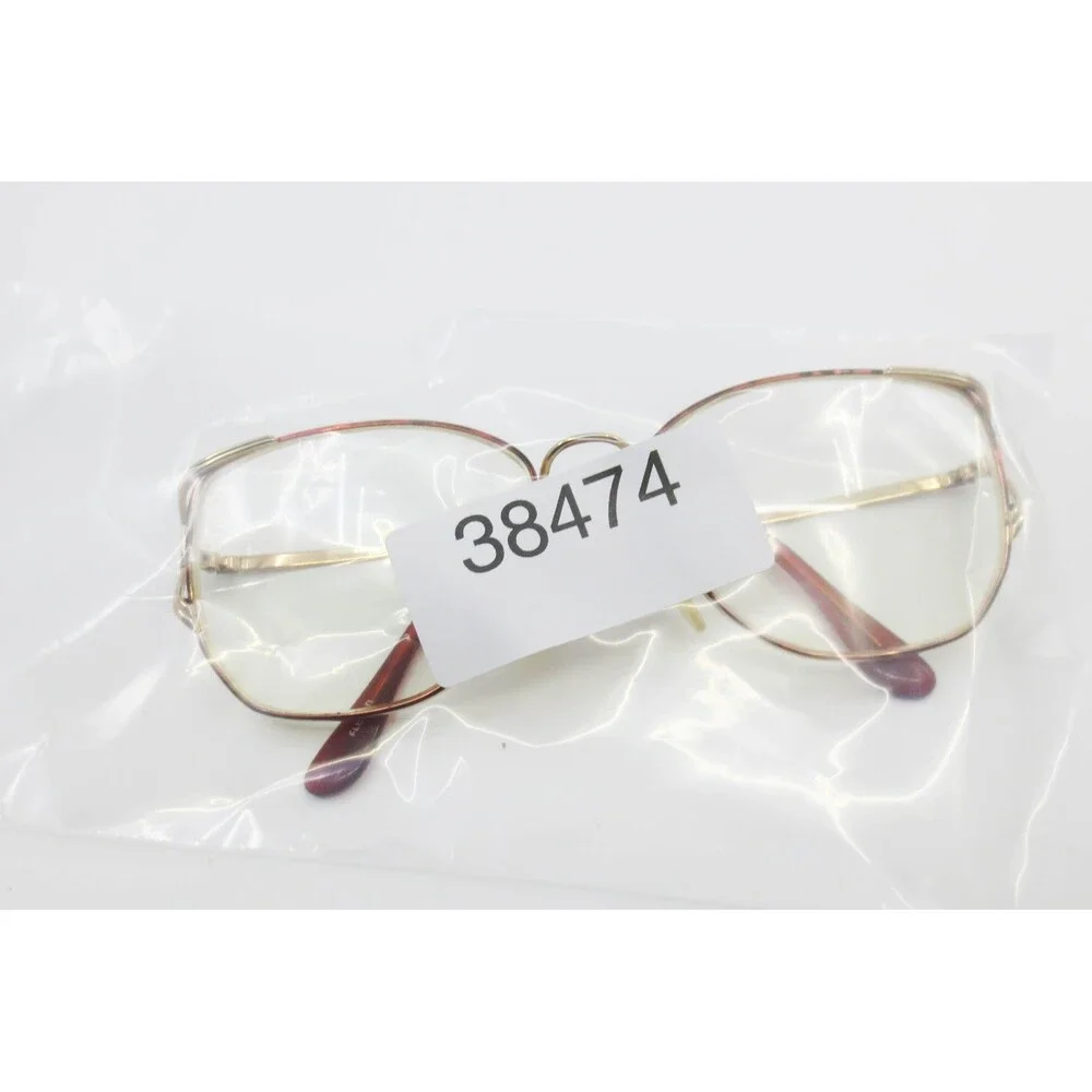 Marcolin Demi Wine GEP Gold Flexon Eyeglass Frames 55-17-130 Vintage Butterfly